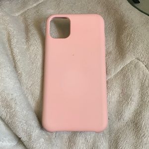 iPhone 11 light pink silicone case